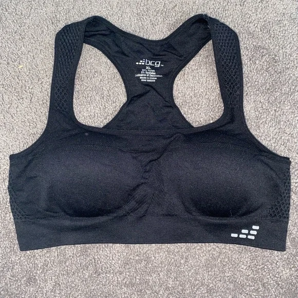 GENIE BRA Bundle of 2 Genie Sports Bras & 1 BCG brand Sports Bra Women’s Sz XL - Picture 6 of 7